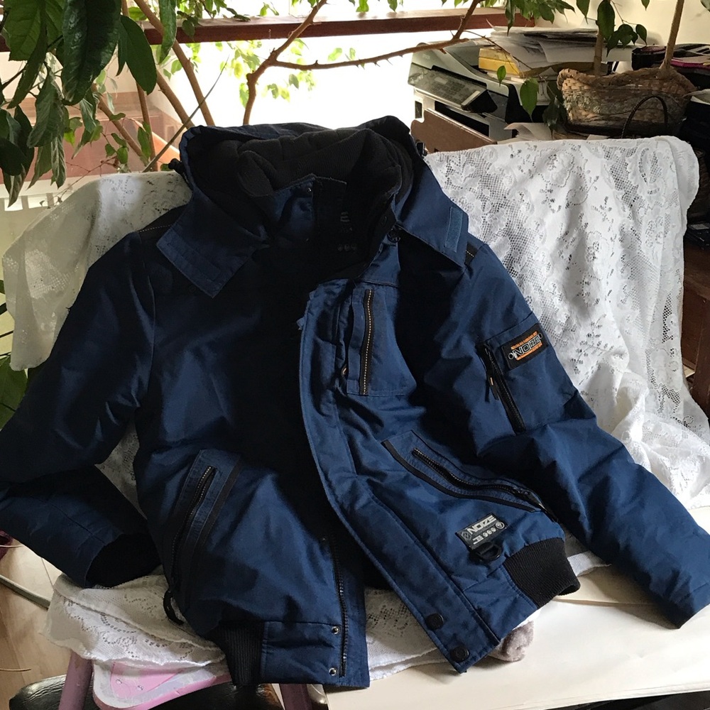 Noize Blue Bomber Jacket